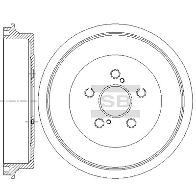 Tambour de frein Hi-Q SD4665
