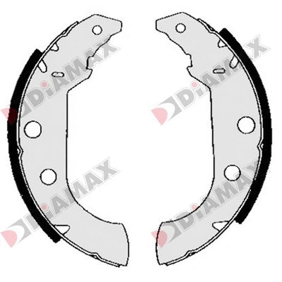 Jeu de mâchoires de frein DIAMAX N01015