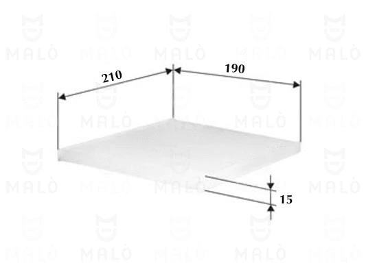 Filtre, air de l'habitacle AKRON-MALÒ 1532111
