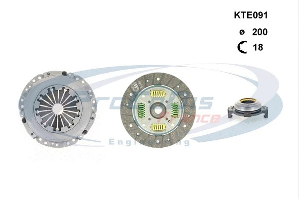 Kit d'embrayage PROCODIS FRANCE KTE091