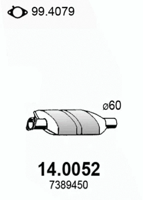 Catalyseur ASSO 14.0052