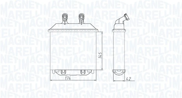 Système de chauffage MAGNETI MARELLI 350218415000