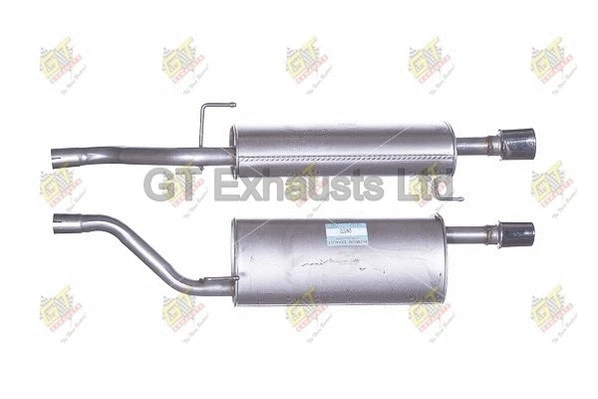 Silencieux arrière GT Exhausts GGM572