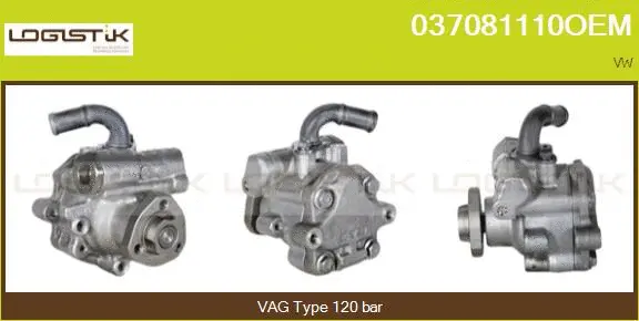 Pompe hydraulique, direction LGK 037081110OEM