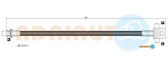 Flexible de frein ADRIAUTO 28.1215.1