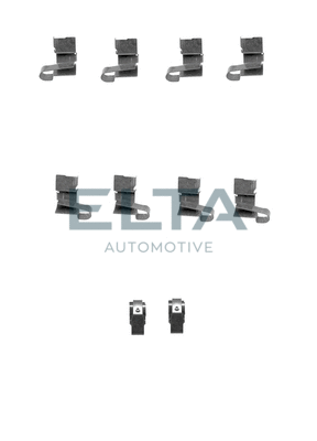 Kit d'accessoires, plaquette de frein à disque ELTA AUTOMOTIVE EA8675