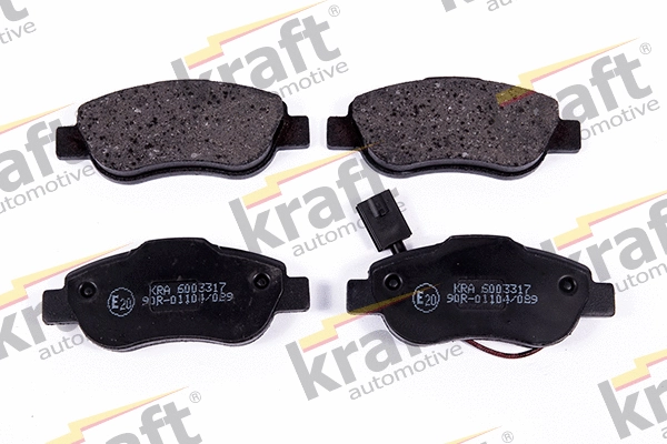 Kit de plaquettes de frein, frein à disque KRAFT AUTOMOTIVE 6003317