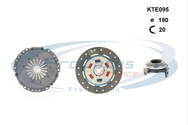 Kit d'embrayage PROCODIS FRANCE KTE095
