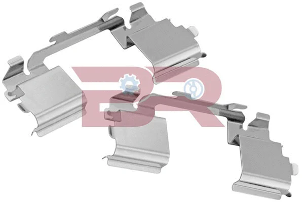 Kit d'accessoires, plaquette de frein à disque BOTTO RICAMBI BRFR5882