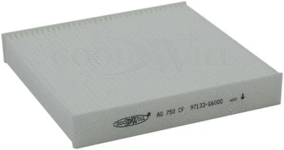 Filtre, air de l'habitacle GOODWILL AG 750 CF