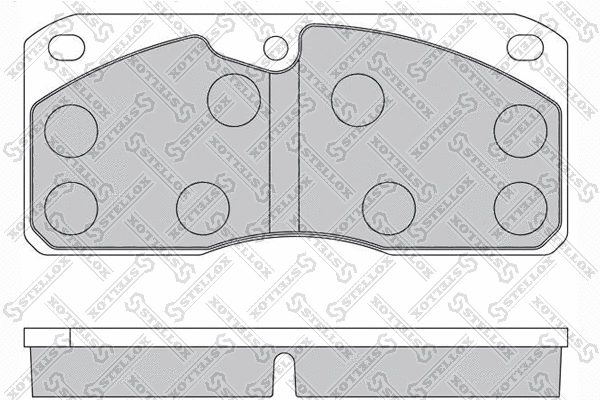 Kit de plaquettes de frein, frein à disque STELLOX 85-01431-SX