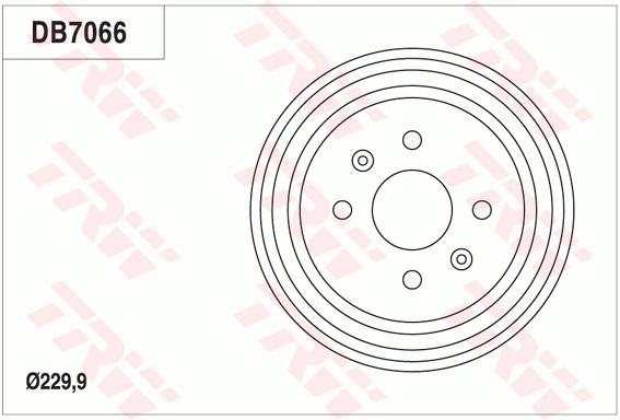 Tambour de frein TRW DB7066