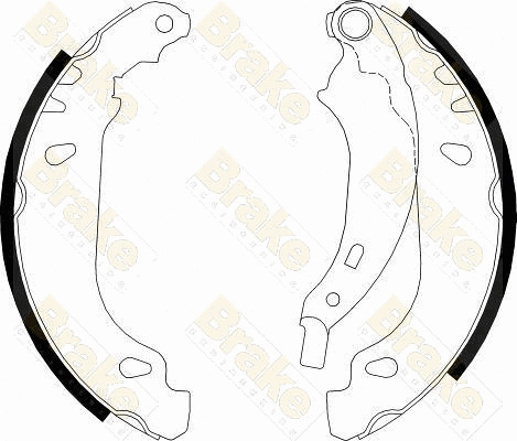 Jeu de mâchoires de frein Brake ENGINEERING SH2548