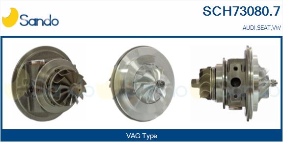 Groupe carter, turbocompresseur SANDO SCH73080.7