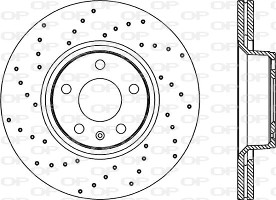Disque de frein OPEN PARTS BDRS2268.25