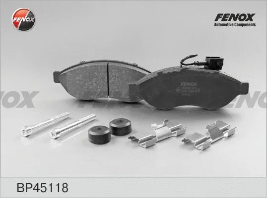 Kit de plaquettes de frein, frein à disque FENOX BP45118