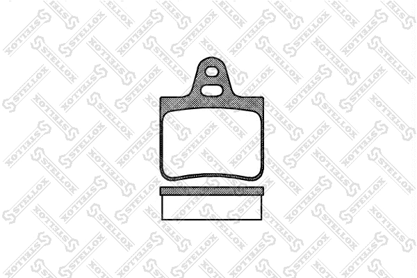 Kit de plaquettes de frein, frein à disque STELLOX 113 000-SX