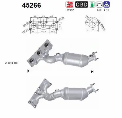 Catalyseur AS 45266
