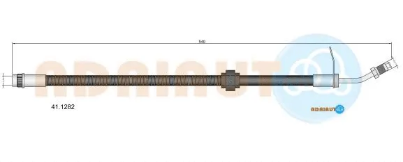 Flexible de frein ADRIAUTO 41.1282