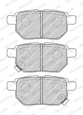 Kit de plaquettes de frein, frein à disque FERODO FDB4042-D