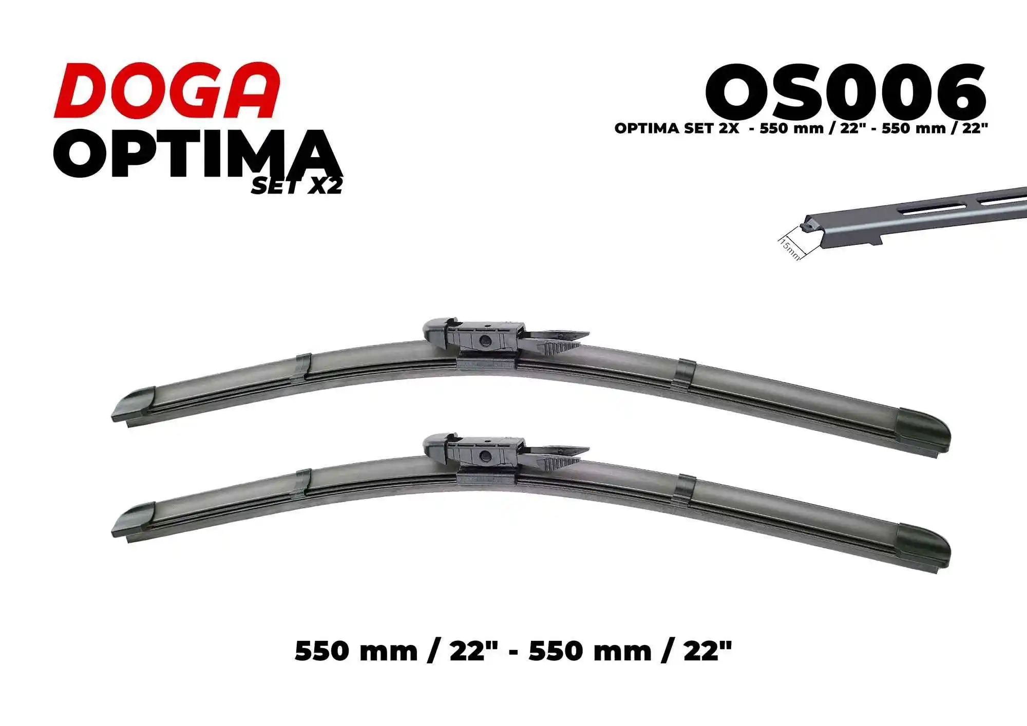 Balai d'essuie-glace DOGA OS006