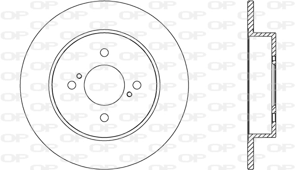 Disque de frein OPEN PARTS BDA2662.10