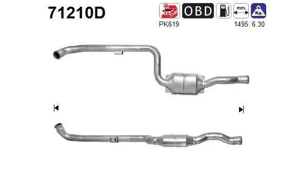 Catalyseur AS 71210D