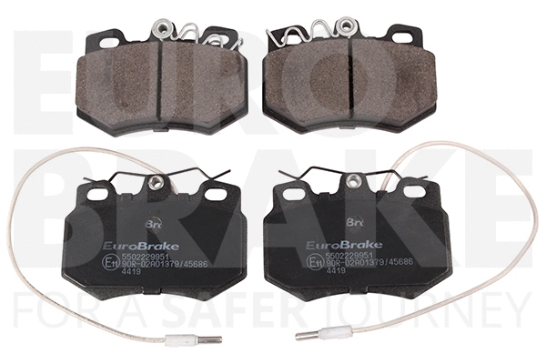 Kit de plaquettes de frein, frein à disque EUROBRAKE 5502229951