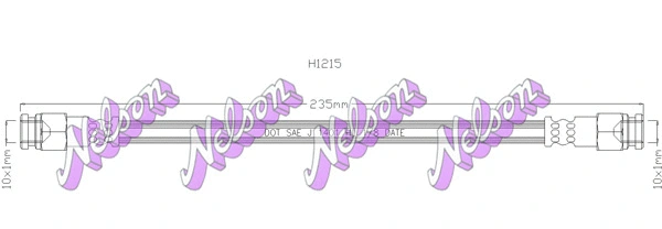 Flexible de frein KAWE H1215