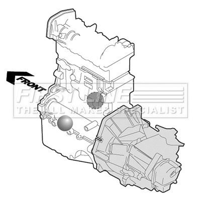 Support moteur FIRST LINE FEM3201