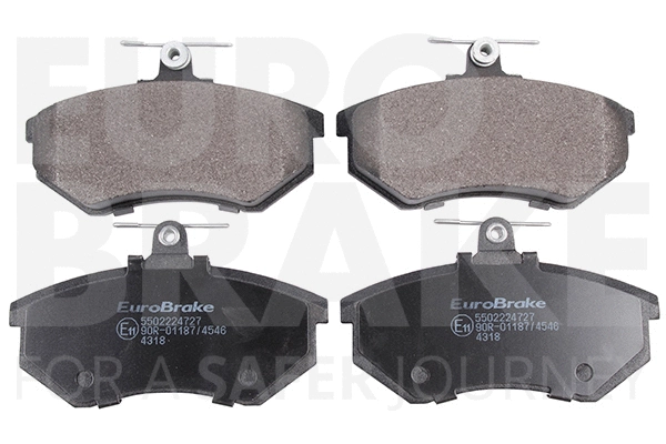 Kit de plaquettes de frein, frein à disque EUROBRAKE 5502224727