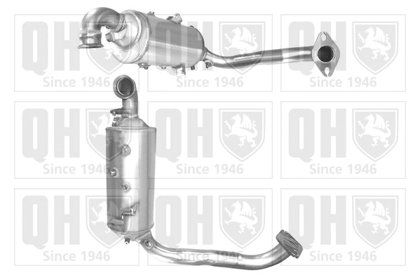 Filtre à particules / à suie, échappement QUINTON HAZELL QDPF11162H