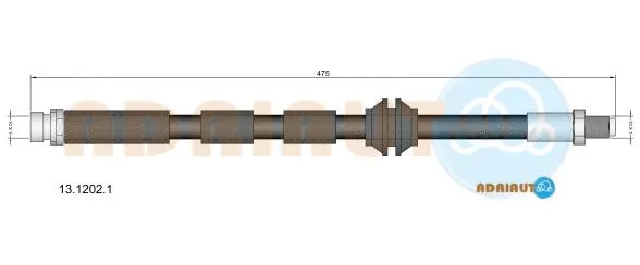 Flexible de frein ADRIAUTO 13.1202.1