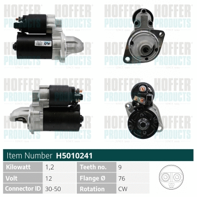 Démarreur HOFFER H5010241