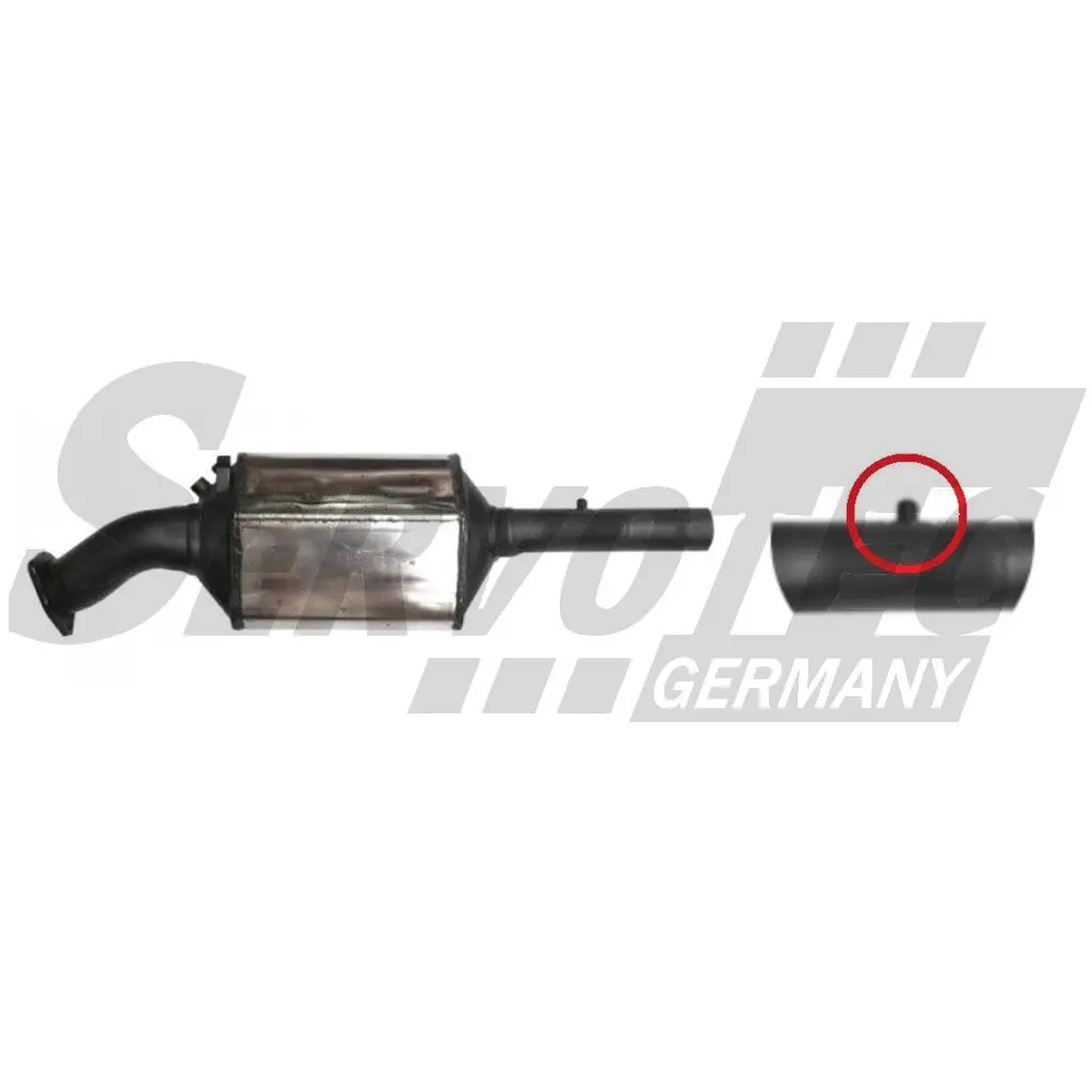 Filtre à particules / à suie, échappement Servotec STPF0033