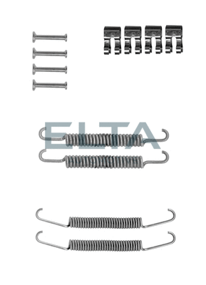 Kit d'accessoires, mâchoire de frein ELTA AUTOMOTIVE EA8026