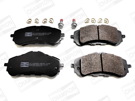 Kit de plaquettes de frein, frein à disque CHAMPION 573620CH