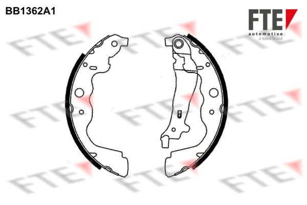 Jeu de mâchoires de frein FTE 9100110