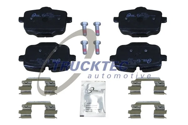 Kit de plaquettes de frein, frein à disque TRUCKTEC AUTOMOTIVE 08.34.158