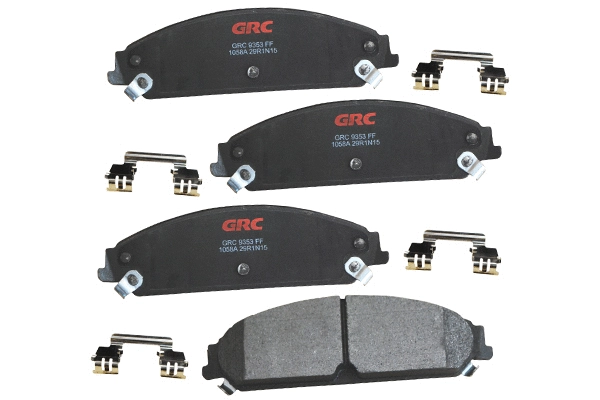 Kit de plaquettes de frein, frein à disque GRC - Ultra Brakes GMD1058A