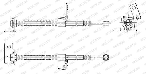 Flexible de frein FERODO FHY3126