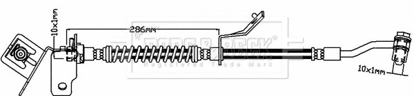 Flexible de frein BORG & BECK BBH8031