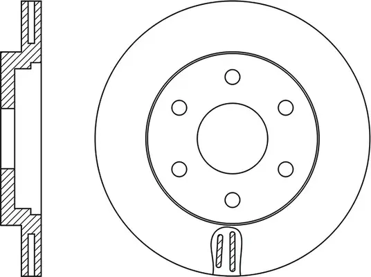 Disque de frein FIT FR0599V
