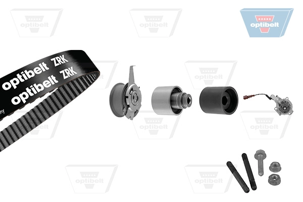 Pompe à eau + kit de courroie crantée OPTIBELT KT 1611W2