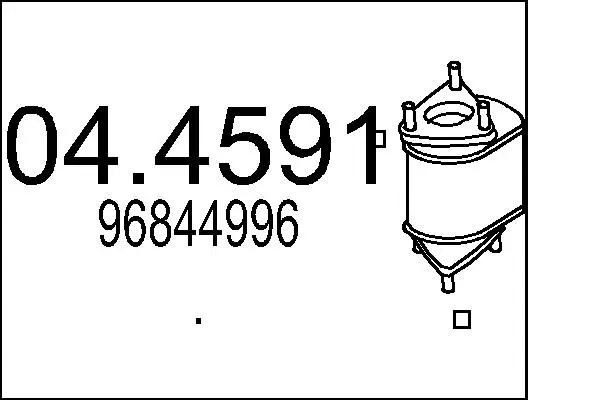 Catalyseur MTS 04.4591