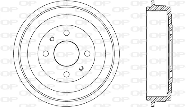 Tambour de frein OPEN PARTS BAD9089.10