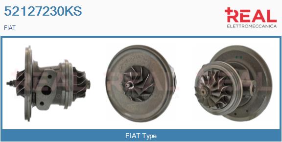 Groupe carter, turbocompresseur REAL 52127230KS