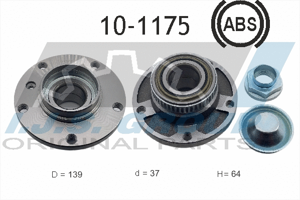 Kit de roulements de roue IJS GROUP 10-1175