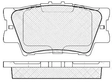 Kit de plaquettes de frein, frein à disque FIT FP1212