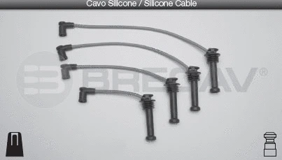 Kit de câbles d'allumage BRECAV 15.536